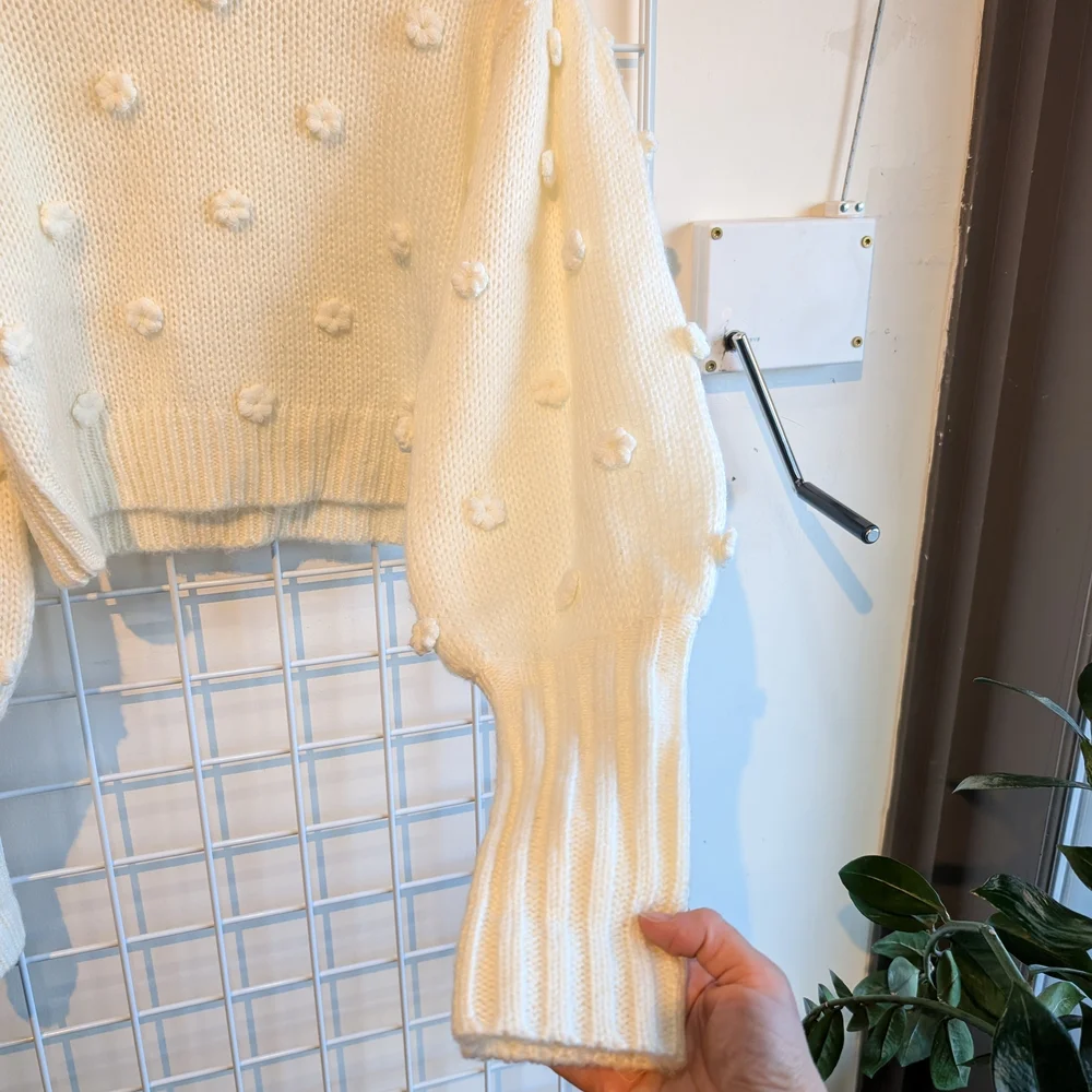 FARM Rio Cream Cowl Neck Sweater - Picture 10 of 15